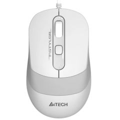მაუსი A4tech Fstyler FM10S Wired Mouse White  - Primestore.ge