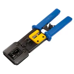 ჯეკონატორი Logilink WZ0037 Crimp Tool Dual Modular 8/6P + EZ with cutter  - Primestore.ge