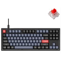 Keyboard Keychron V1 100 Key QMK Keychron K PRO Red Hot-Swap RGB Frosted Black