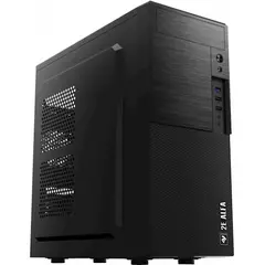 კომპიუტერის ქეისი 2E ALFA (E190-3U) MidT,2xUSB2.0,1xUSB3.0, steel (side panel), without PSU, black  - Primestore.ge