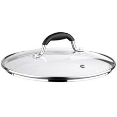 Glass lid Ardesto Lid Black Mars 22cm, glass, stainless steel, silicone