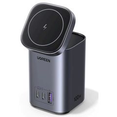 უსადენო დამტენი UGREEN 15076, 100W, USB-C, USB, Gray  - Primestore.ge
