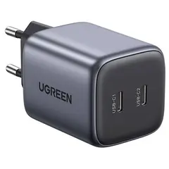 დამტენი UGREEN CD294 (90573) Nexode, 45W, USB-C, Gray  - Primestore.ge