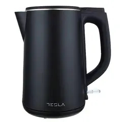 ელექტრო ჩაიდანი Tesla KT301BX, 2200W, 1.5L, Electric Kettle, Black/Inox  - Primestore.ge