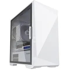 ქეისი Zalman Z1ICEBERGWH Z1 ICEBERG, Computer Case, MidT, Mini-ITX, Micro-ATX, USB 2.0, 2xUSB 3.0, White  - Primestore.ge