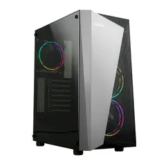 ქეისი Zalman Computer case S4 Plus, MidT, 2*USB2.0,1*USB3.0, 3*120RGBmm  - Primestore.ge