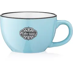 კერამიკის ჭიქა Ardesto Mug  Floerino, 480 ml , light blue, ceramics  - Primestore.ge