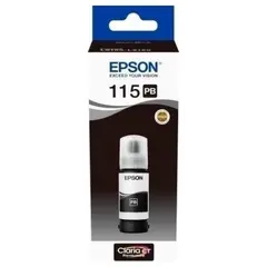 კარტრიჯის მელანი Epson EcoTank 115 I/C (b) L8160/L8180 Photo Black INK Bottle  - Primestore.ge
