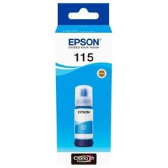 კარტრიჯის მელანი Epson EcoTank 115 I/C (b) L8160/L8180 Cyan INK Bottle  - Primestore.ge