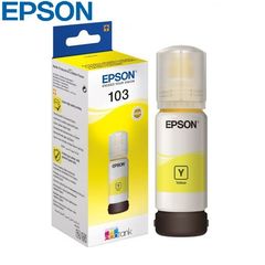 მელანი Epson 103 EcoTank yellow ink bottle 65ml C13T00S44A  - Primestore.ge