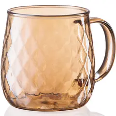 ყავის ჭიქა Ardesto Set of cups Golden Moon, borosilicate glass, 350 ml, 2 pcs  - Primestore.ge