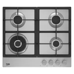 ჩასაშენებელი ქურის ზედაპირი Beko HIAW 64225 SX bPRO 500, Built-in, Silver  - Primestore.ge
