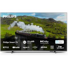 ტელევიზორი Philips 50PUS7608/12, 50", 4K UHD, Smart TV, Android TV, USB, HDMI, LAN, WIFI, Grey  - Primestore.ge