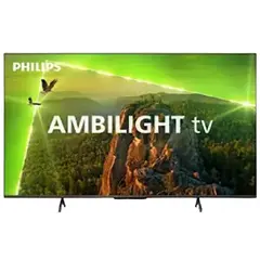 ტელევიზორი Philips 50PUS8118/12, 50", 4K UHD, Smart TV, USB, HDMI, LAN, BT, WIFI, Black  - Primestore.ge