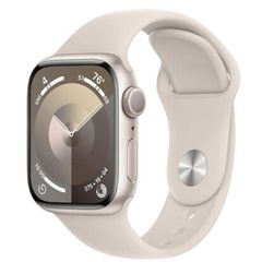 Smart watch Apple Watch Series 9 GPS 45mm Starlight Aluminum Case With Starlight Sport Band MR973 M/L