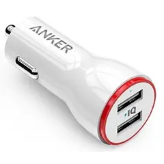 მანქანის დამტენი ANKER - POWERDRIVE 2 24W WH/A2310H21  - Primestore.ge