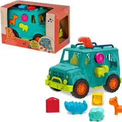 განსავითარებელი სათამაშო მანქანა Btoys B. SHAPE SORTER TRUCK  - Primestore.ge