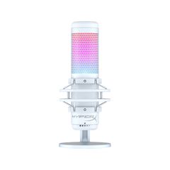 Microphone HyperX QuadCast S - USB Microphone (White-Grey) - RGB Lighting