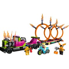 ლეგო LEGO City Stuntz Stunt Truck & Ring of Fire Challenge  - Primestore.ge