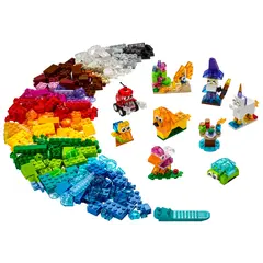 ლეგო LEGO Classic Creative Transparent Bricks  - Primestore.ge