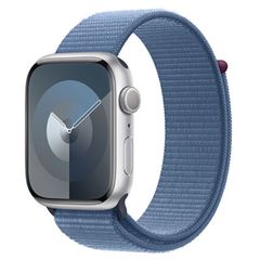 Smart Watch Apple Watch Series 9 GPS 41mm Silver Aluminum Case With Winter Blue Sport Loop MR923