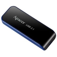 USB ფლეშ მეხსიერება Apacer 128GB USB 3.1 Type-A AH350 Black  - Primestore.ge