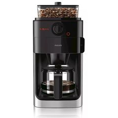 Coffee machine Philips HD7767/00, 1000W, 1.2L, Coffee Machine, Black/Metalic