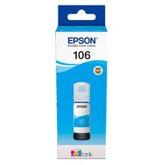 კარტრიჯი EPSON ORIGINAL (C13T00R240) I/C (c) 106 ECOTANK CYAN INK BOTTLE L7180  - Primestore.ge