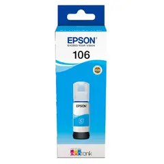 კარტრიჯი EPSON ORIGINAL (C13T00R240) I/C (c) 106 ECOTANK CYAN INK BOTTLE L7180  - Primestore.ge