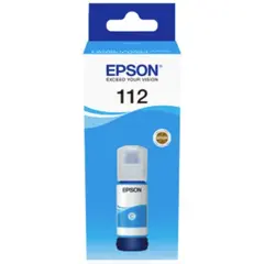 კარტრიჯის მელანი Epson EcoTank 112 I/C (C) L65**/L15*** Cyan Bottle  - Primestore.ge
