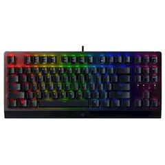 კლავიატურა Razer BlackWidow V3 TKL RGB 94key Green Switch USB EN Black  - Primestore.ge