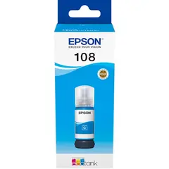 კარტრიჯის მელანი Epson 108 C13T09C24A, 7200P, Ink Cartridge, Cyan  - Primestore.ge