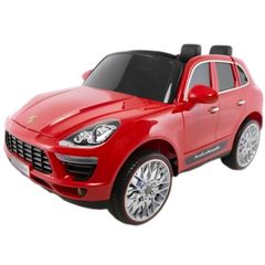 Baby electric car PORSCHE QLS8588-R with leather seat