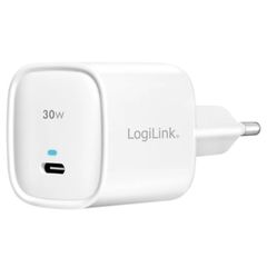 Adapter Logilink PA0279 USB power socket adapter 1x USB-C port (PD) GaN-Technology 30W