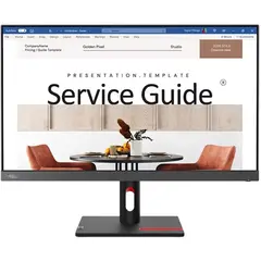 მონიტორი Lenovo 63DEKAT3EU ThinkVision S24i-30, 23.8", Monitor, FHD, IPS, HDMI, VGA, Black  - Primestore.ge