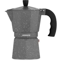 ყავის მადუღარა Ardesto Coffee Maker Gemini Molise, 6 cups, grey, aluminum  - Primestore.ge