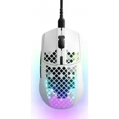 მაუსი SteelSeries Mouse Aerox 3, RGB, USB-A, Snow  - Primestore.ge