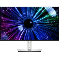მონიტორი Dell 210-BKJF UltraSharp U2424HE, 23.8", Monitor, FHD, IPS, HDMI, USB, USB-C, RJ45, DP, Silver  - Primestore.ge