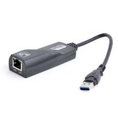 ადაპტერი Gembird NIC-U3-02 USB 3.0 Gigabit LAN adapter  - Primestore.ge