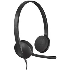 ყურსასმენი LOGITECH Corded USB Headset H340 - EMEA - BLACK (V5L981000475)  - Primestore.ge