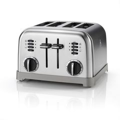 ტოსტერი Cuisinart CPT180E 4 Slice Toaster Silver  - Primestore.ge