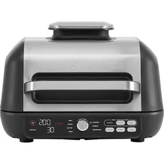 გრილი Ninja AG651EU, 2460W, 3.8L, Grill And Air Fryer, Black/Silver  - Primestore.ge
