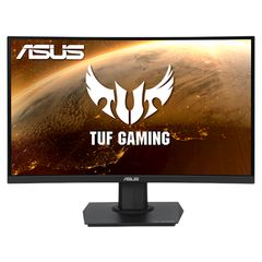 მონიტორი ASUS TUF VG24VQE 23.6" Gaming Monitor, 2xHDMI, DP, VA, FHD, Curved, 165Hz, FreeSync Black  - Primestore.ge
