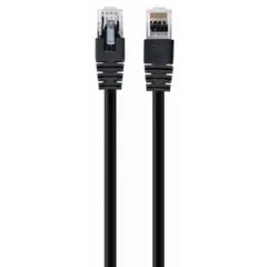 ქსელის კაბელი Gembird PP12-0.25M/BK Patch Cord UTP CAT5E 0.25m Black  - Primestore.ge