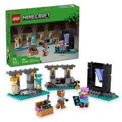 ლეგო LEGO Constructor MINECRAFT THE ARMORY  - Primestore.ge