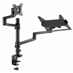 მონიტორის საკიდი Gembird MA-DA-04 Desk mounted adjustable monitor arm with notebook tray 17"-32"  - Primestore.ge
