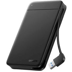 მყარი დისკის ქეისი UGREEN CM352 (80555), USB-A To 2.5-inch, Hard Drive Enclosure, Black  - Primestore.ge