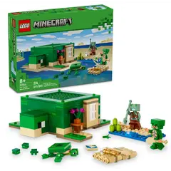 ლეგო LEGO Constructor MINECRAFT THE TURTLE BEACH HOUSE  - Primestore.ge