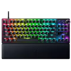 კლავიატურა Razer Keyboard Huntsman V3 Pro TKL RGB 84key Analog Optical Switches USB-A EN, black  - Primestore.ge