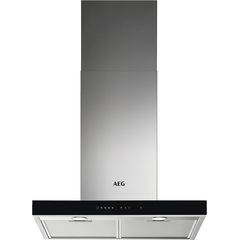 Hood AEG DBE5660HB Fireplace Cooker Hood with Glass / Series 8000 with Breeze